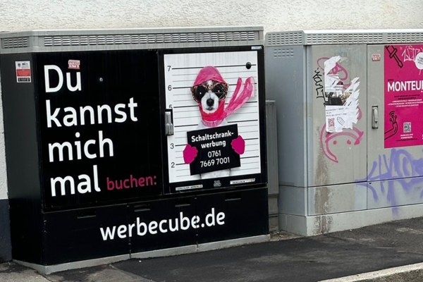 Versorgungs- und Verteilerk�sten als Werbefl�che